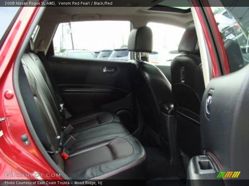 Venom Red Pearl / Black/Red 2008 Nissan Rogue SL AWD