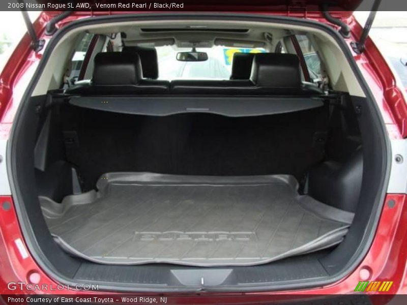 Venom Red Pearl / Black/Red 2008 Nissan Rogue SL AWD