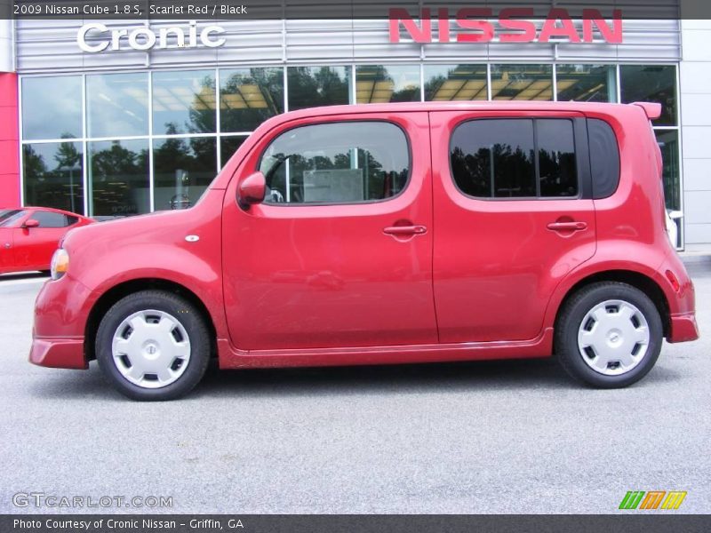 Scarlet Red / Black 2009 Nissan Cube 1.8 S