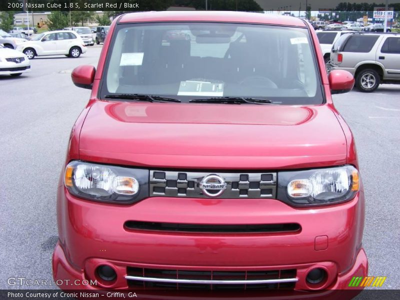 Scarlet Red / Black 2009 Nissan Cube 1.8 S