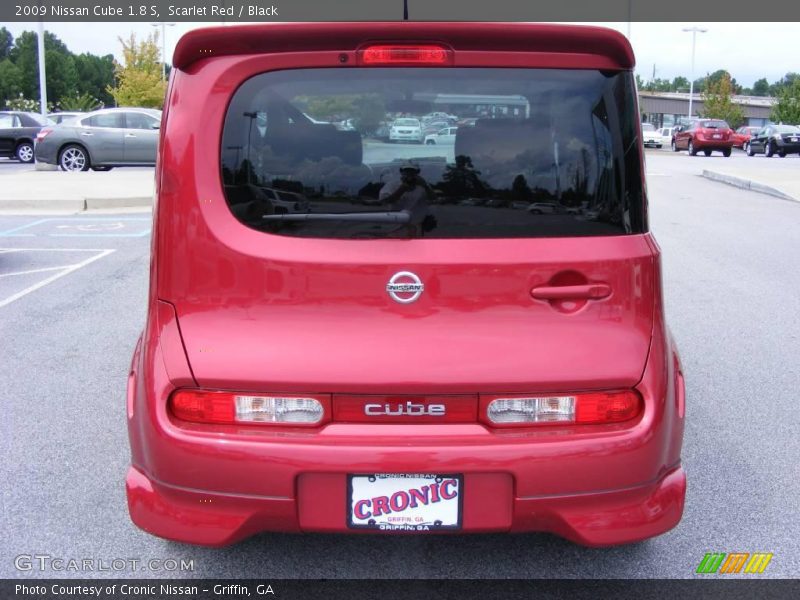 Scarlet Red / Black 2009 Nissan Cube 1.8 S