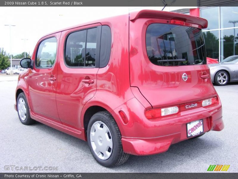Scarlet Red / Black 2009 Nissan Cube 1.8 S