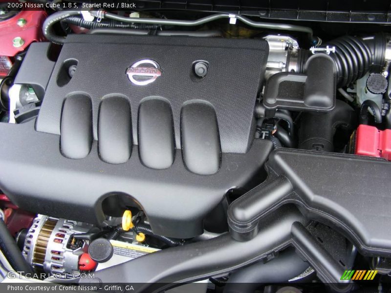 Scarlet Red / Black 2009 Nissan Cube 1.8 S