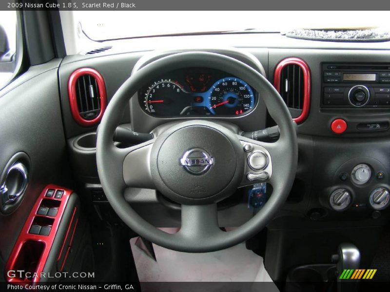 Scarlet Red / Black 2009 Nissan Cube 1.8 S