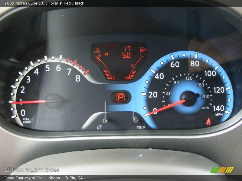 Scarlet Red / Black 2009 Nissan Cube 1.8 S