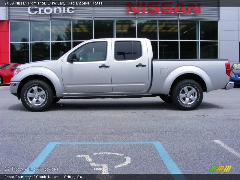 Radiant Silver / Steel 2009 Nissan Frontier SE Crew Cab