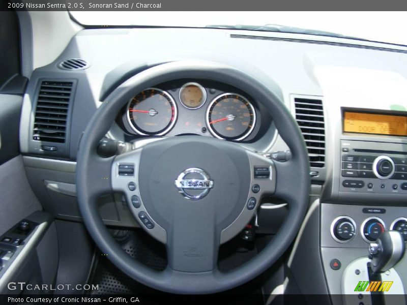 Sonoran Sand / Charcoal 2009 Nissan Sentra 2.0 S