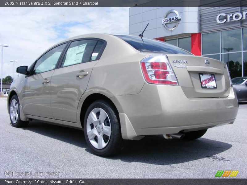 Sonoran Sand / Charcoal 2009 Nissan Sentra 2.0 S