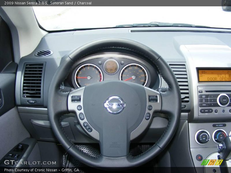 Sonoran Sand / Charcoal 2009 Nissan Sentra 2.0 S