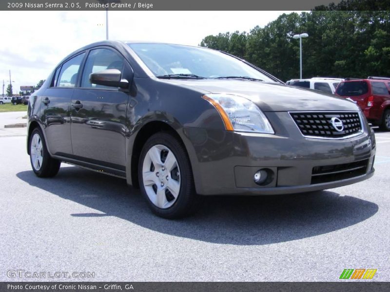 Polished Granite / Beige 2009 Nissan Sentra 2.0 S