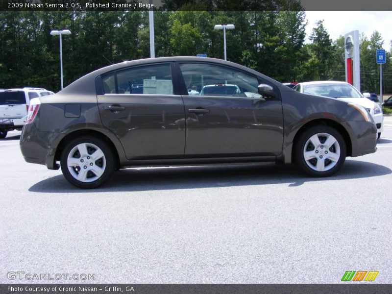 Polished Granite / Beige 2009 Nissan Sentra 2.0 S