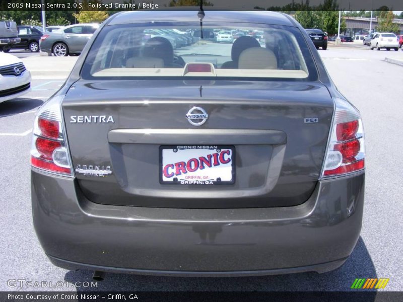 Polished Granite / Beige 2009 Nissan Sentra 2.0 S