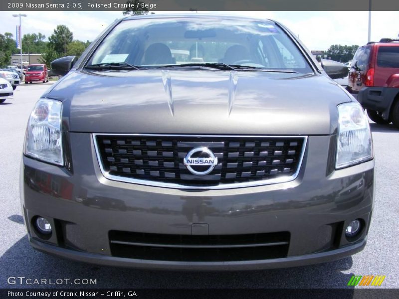 Polished Granite / Beige 2009 Nissan Sentra 2.0 S