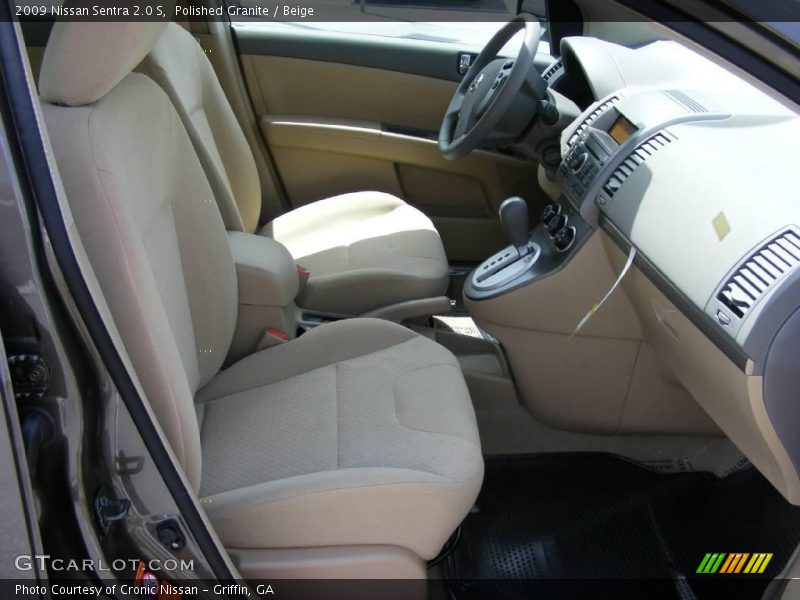 Polished Granite / Beige 2009 Nissan Sentra 2.0 S
