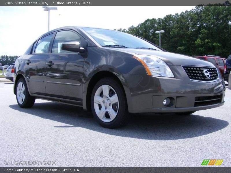 Polished Granite / Beige 2009 Nissan Sentra 2.0 S