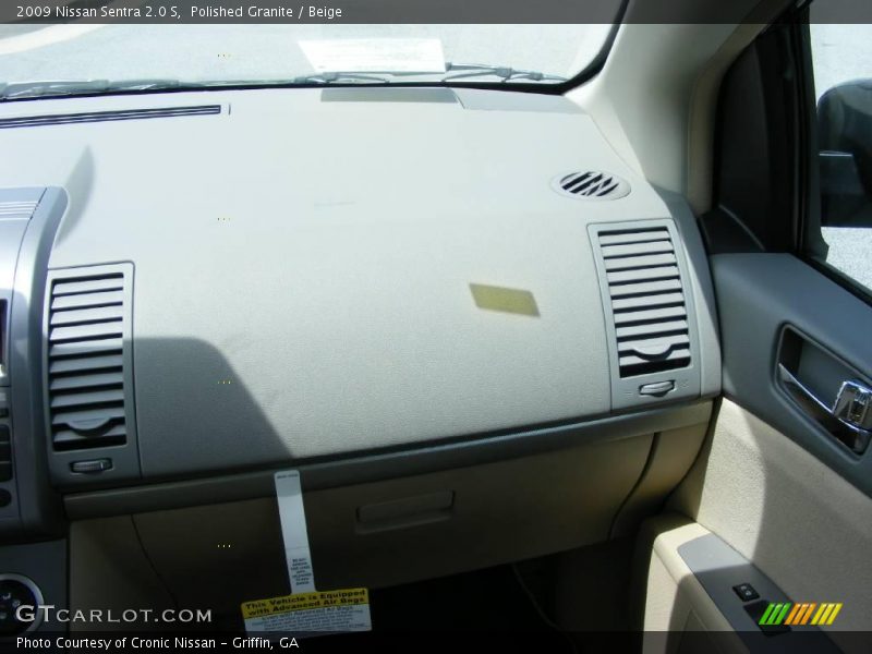 Polished Granite / Beige 2009 Nissan Sentra 2.0 S