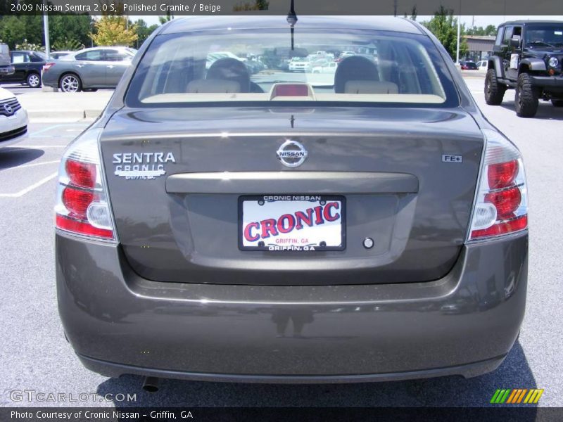 Polished Granite / Beige 2009 Nissan Sentra 2.0 S