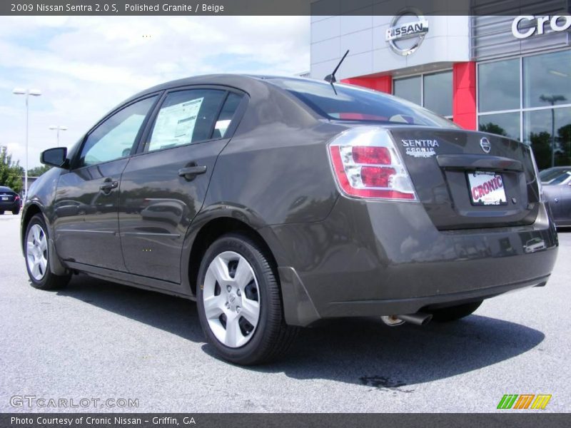 Polished Granite / Beige 2009 Nissan Sentra 2.0 S