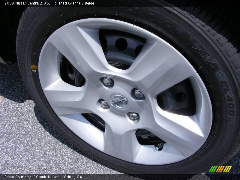 Polished Granite / Beige 2009 Nissan Sentra 2.0 S