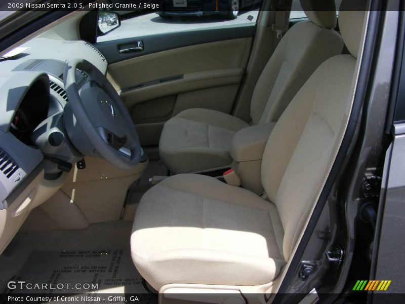 Polished Granite / Beige 2009 Nissan Sentra 2.0 S