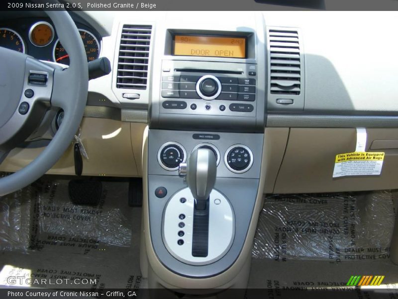 Polished Granite / Beige 2009 Nissan Sentra 2.0 S
