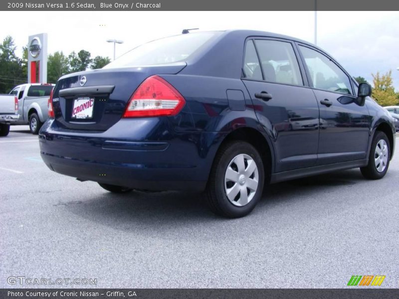 Blue Onyx / Charcoal 2009 Nissan Versa 1.6 Sedan