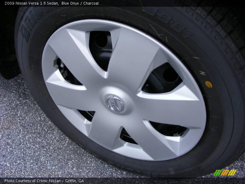 Blue Onyx / Charcoal 2009 Nissan Versa 1.6 Sedan
