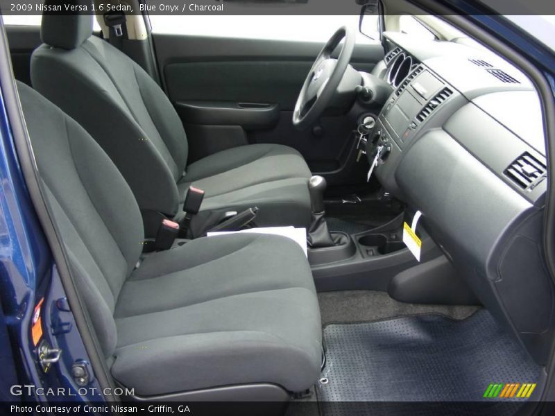 Blue Onyx / Charcoal 2009 Nissan Versa 1.6 Sedan