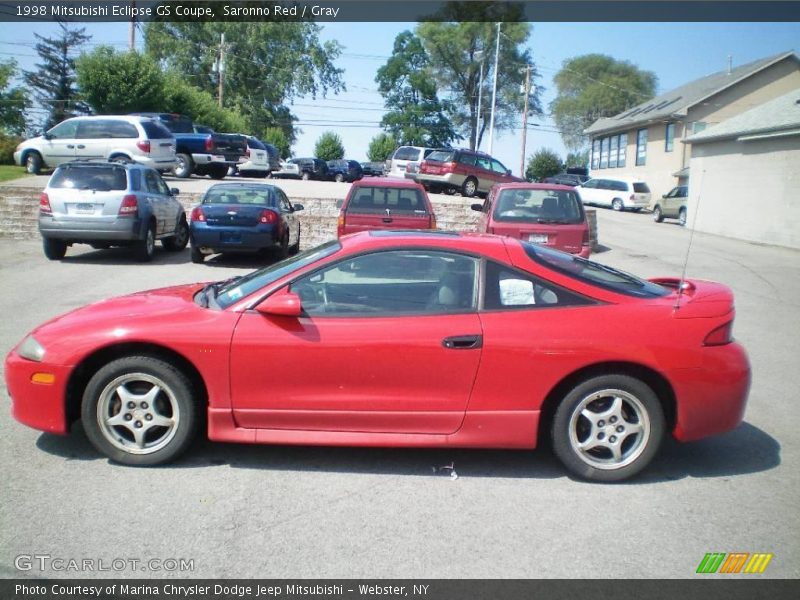 Saronno Red / Gray 1998 Mitsubishi Eclipse GS Coupe