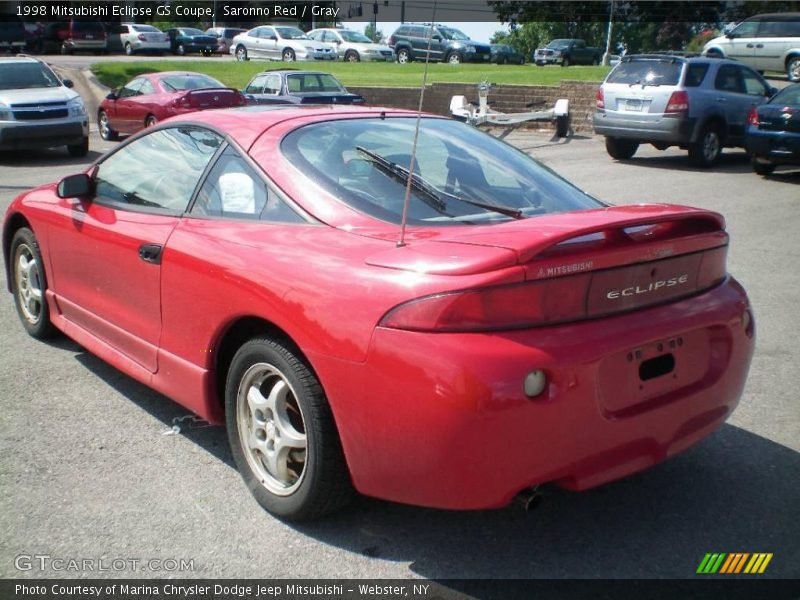 Saronno Red / Gray 1998 Mitsubishi Eclipse GS Coupe