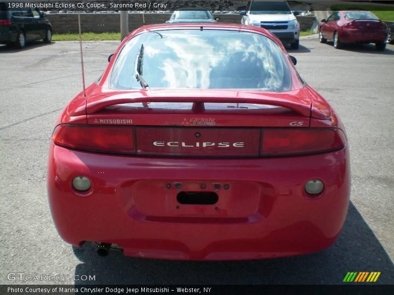Saronno Red / Gray 1998 Mitsubishi Eclipse GS Coupe