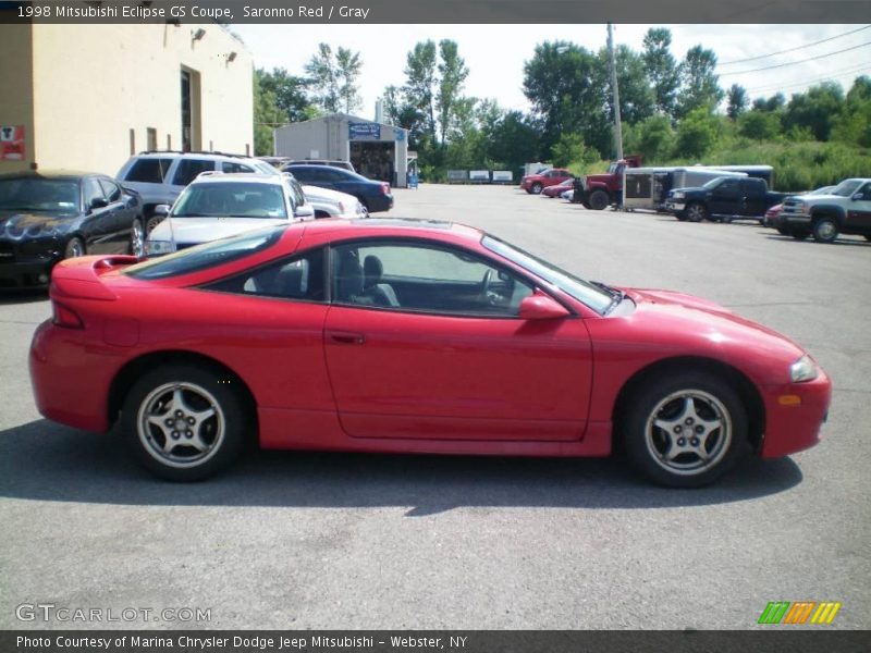 Saronno Red / Gray 1998 Mitsubishi Eclipse GS Coupe