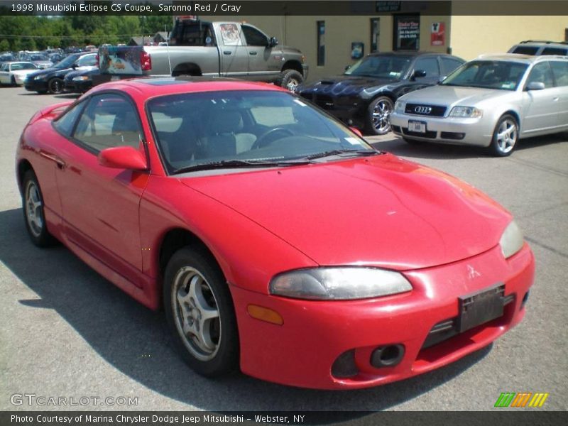 Saronno Red / Gray 1998 Mitsubishi Eclipse GS Coupe