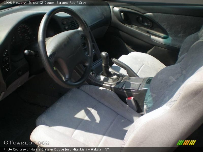Saronno Red / Gray 1998 Mitsubishi Eclipse GS Coupe