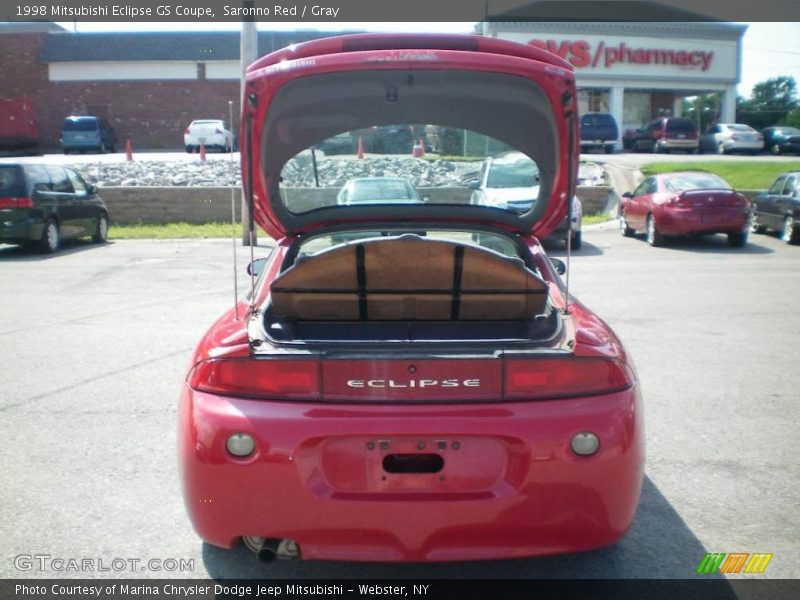 Saronno Red / Gray 1998 Mitsubishi Eclipse GS Coupe