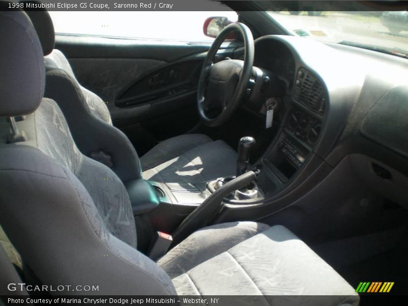 Saronno Red / Gray 1998 Mitsubishi Eclipse GS Coupe