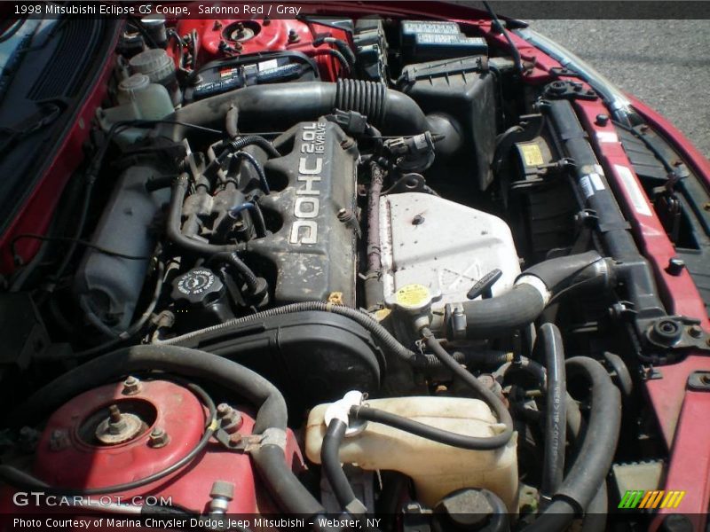 Saronno Red / Gray 1998 Mitsubishi Eclipse GS Coupe