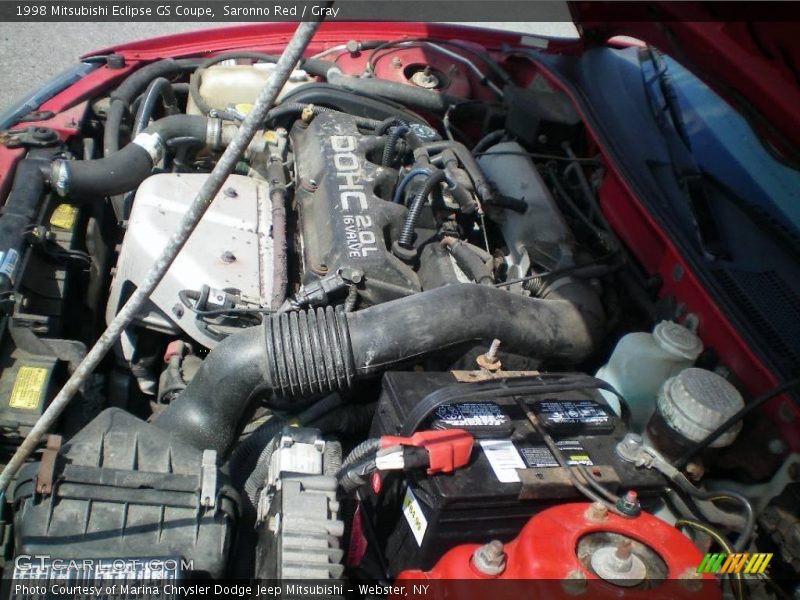 Saronno Red / Gray 1998 Mitsubishi Eclipse GS Coupe