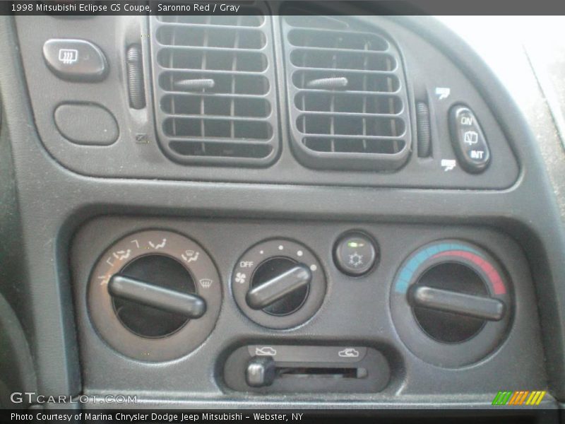 Saronno Red / Gray 1998 Mitsubishi Eclipse GS Coupe