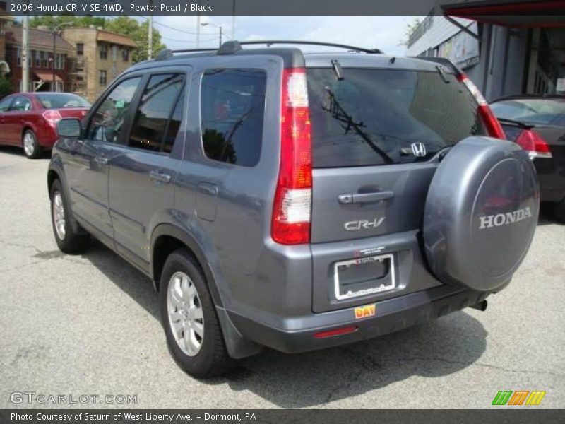 Pewter Pearl / Black 2006 Honda CR-V SE 4WD