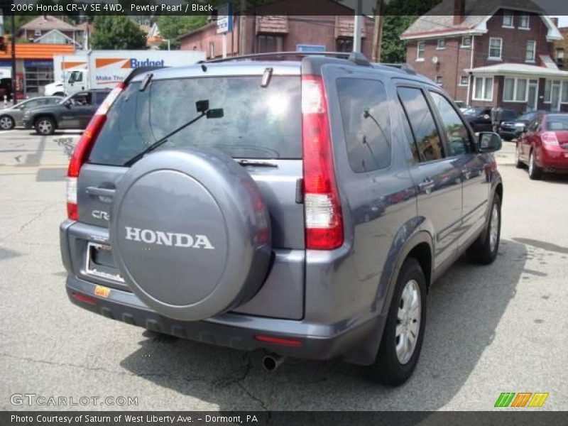 Pewter Pearl / Black 2006 Honda CR-V SE 4WD