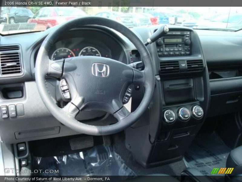 Pewter Pearl / Black 2006 Honda CR-V SE 4WD