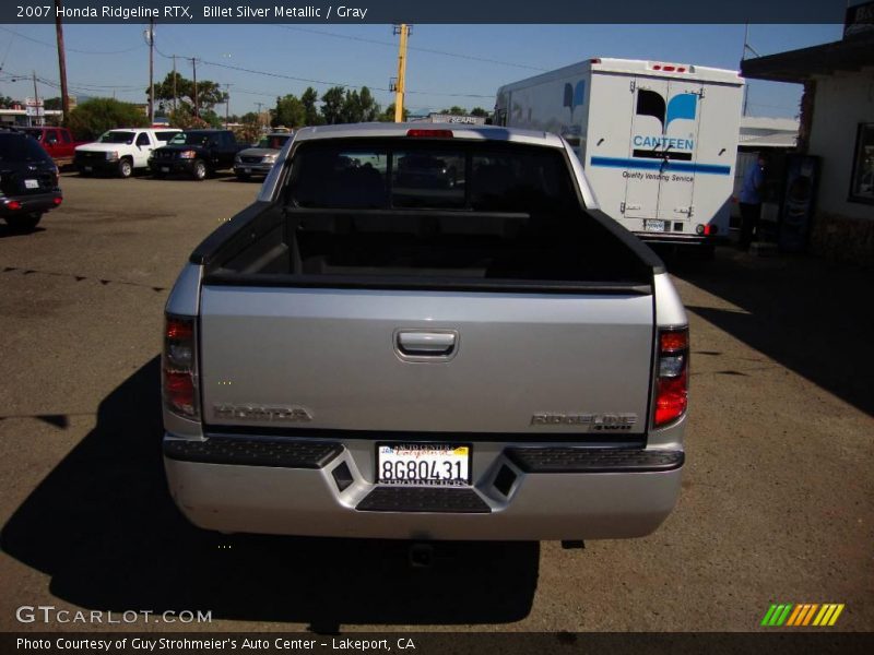 Billet Silver Metallic / Gray 2007 Honda Ridgeline RTX