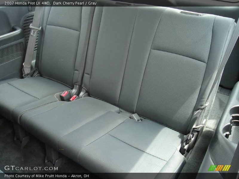 Dark Cherry Pearl / Gray 2007 Honda Pilot LX 4WD