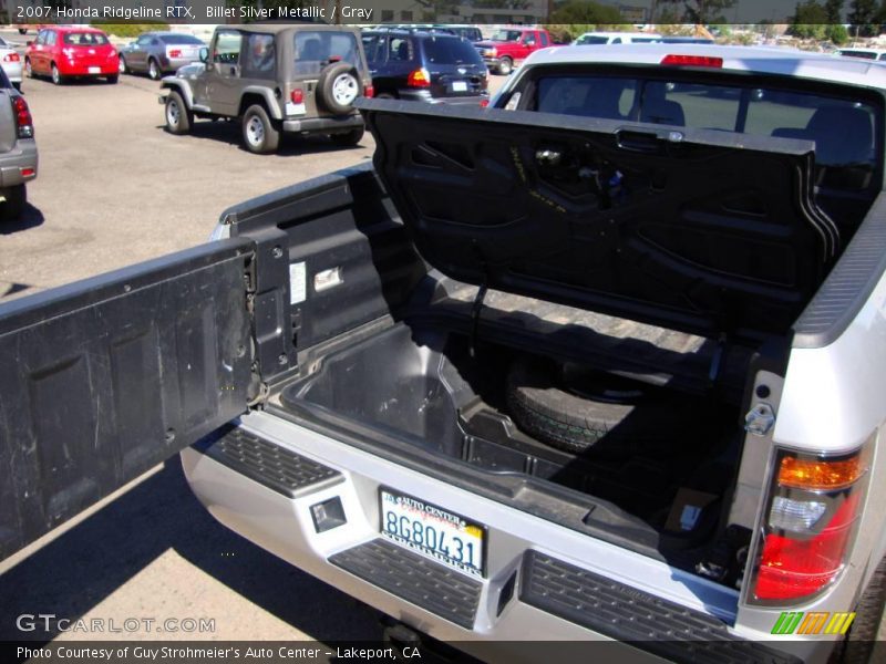 Billet Silver Metallic / Gray 2007 Honda Ridgeline RTX