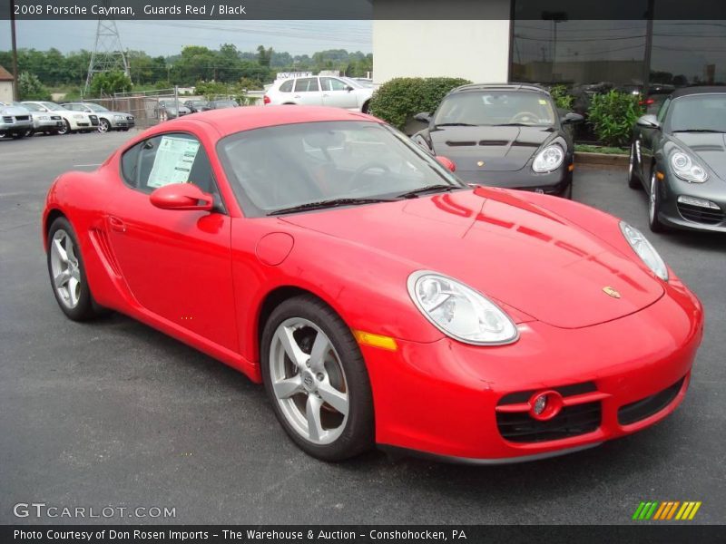 Guards Red / Black 2008 Porsche Cayman
