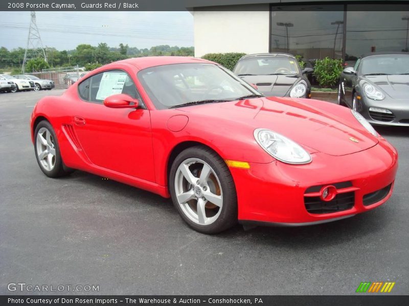 Guards Red / Black 2008 Porsche Cayman