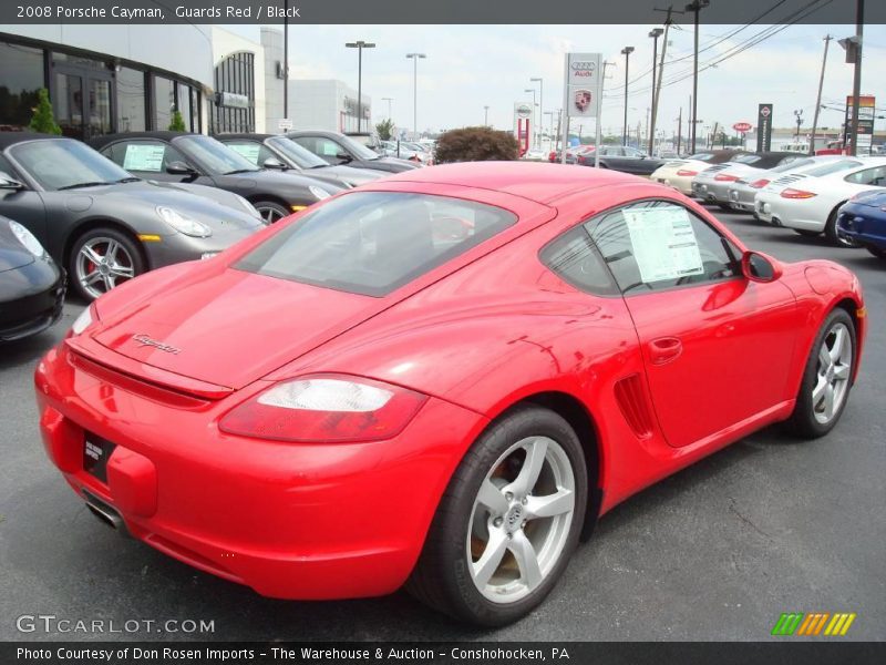 Guards Red / Black 2008 Porsche Cayman