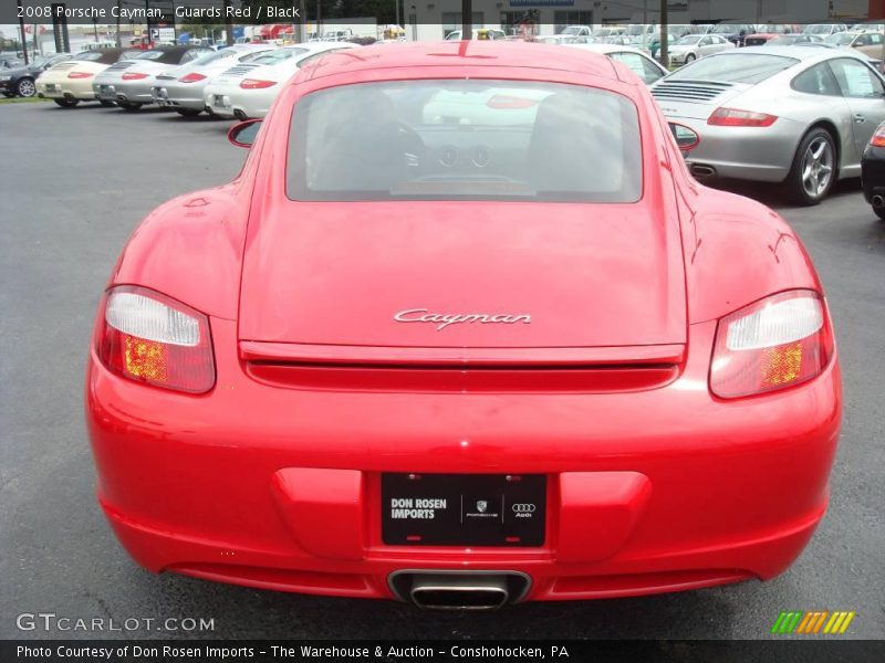 Guards Red / Black 2008 Porsche Cayman