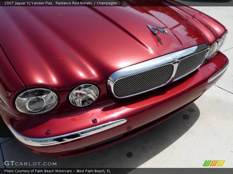 Radiance Red Metallic / Champagne 2007 Jaguar XJ Vanden Plas